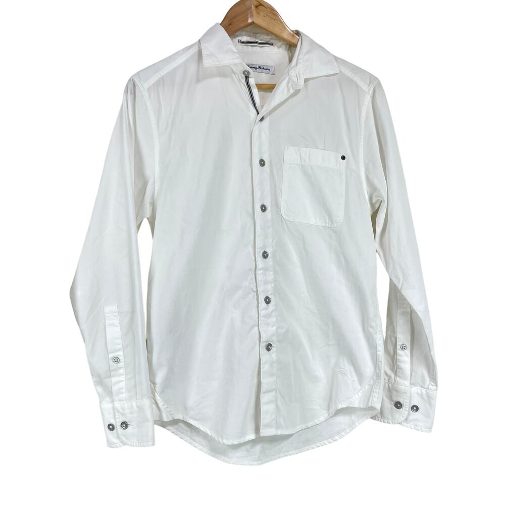 Tommy Bahama Nwt Roll Tab Poplin Button Down Shir… - image 1